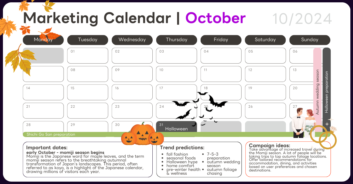 2024 Marketing Calendar October