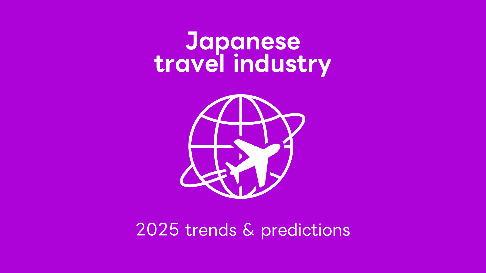 2025 japanese travel industry