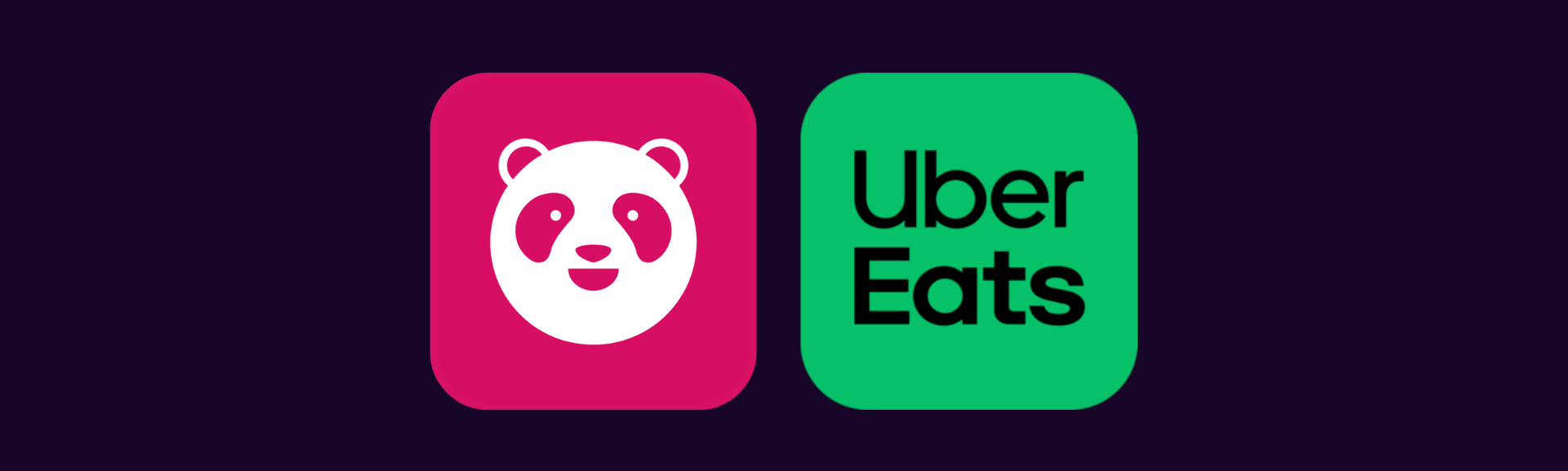 Food Panda and Uber Eats